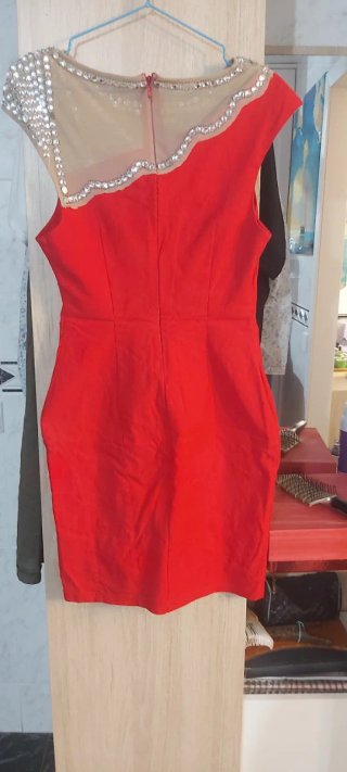 Vestido Rojo Lipsy London T38 Coctel /Oficina