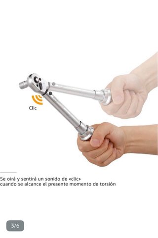 Llave dinamométrica Amazon Basics 1/4