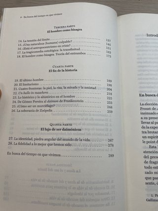 En busca del tiempo en que vivimos