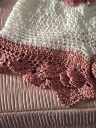 Vestido crochet hecho a mano Talla Única la talla