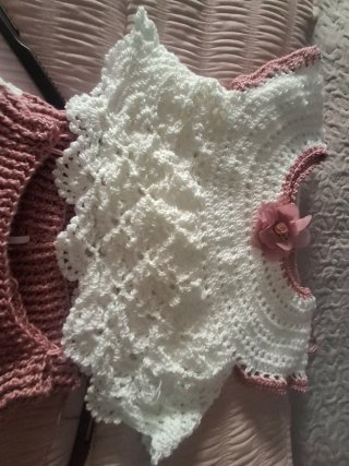 Vestido crochet hecho a mano Talla Única la talla