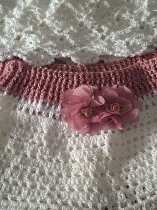 Vestido crochet hecho a mano Talla Única la talla