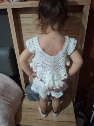 Vestido crochet hecho a mano Talla Única la talla