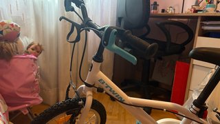 Bicicleta infantil Btwin blanca