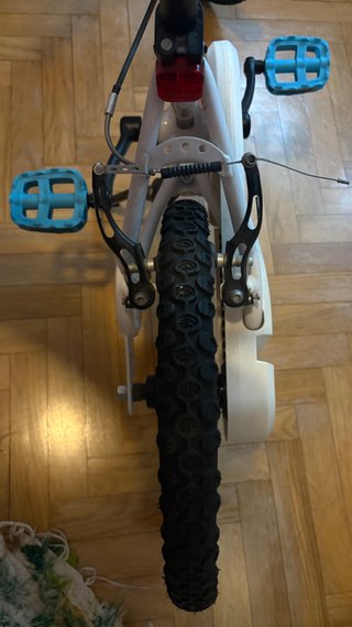 Bicicleta infantil Btwin blanca