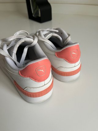 Sneakers Puma bianche e rosa EU38