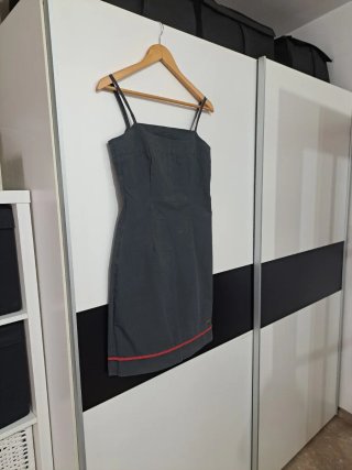 Vestido gris tirantes Calvin Klein