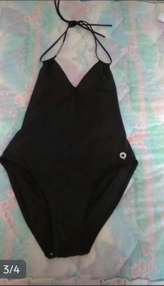 Bañador negro Morgan con detalle corazón