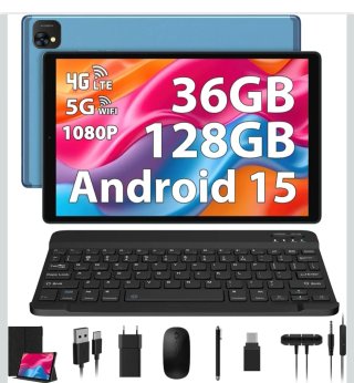 Tablet 4G 128GB Android 15, cambio x movil
