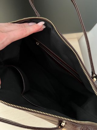 Bolso cuadrado marrón