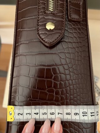 Bolso cuadrado marrón