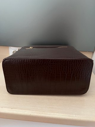 Bolso cuadrado marrón