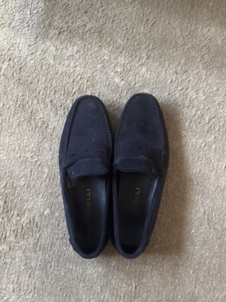 Mocasines ante azul Martinelli