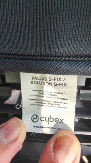 Silla Coche Cybex Pallas S-Fix ISOFIX 9-36kg