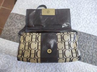 Bolso Adolfo Dominguez Negro/Marrón Piel
