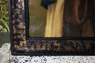 Antiguo Óleo sobre Tela, Pintura Religiosa