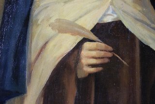 Antiguo Óleo sobre Tela, Pintura Religiosa
