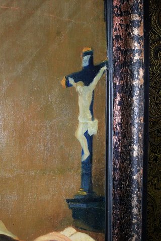 Antiguo Óleo sobre Tela, Pintura Religiosa