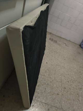 Cabecero tapizado 90cm beis