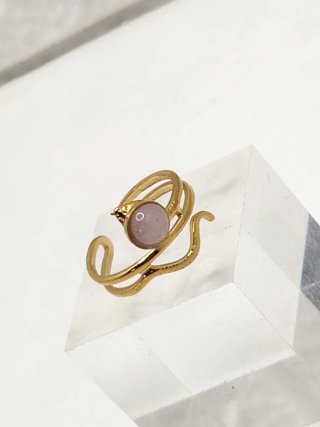 Anillo Chapado Oro Ajustable