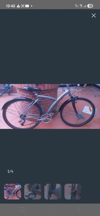 Bicicleta Paseo Gris