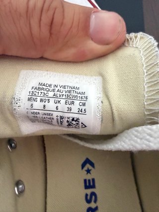 Converse Piel Blancas Talla 39
