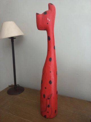 Figuras de Gatos Decoración Madera
