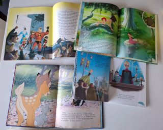 Lote 5 cuentos Disney. Bambi, Frozen, Libro Selva