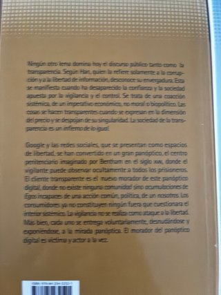 Pack 4 libros Byung-Chul Han