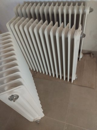 Radiadores de aluminio blancos