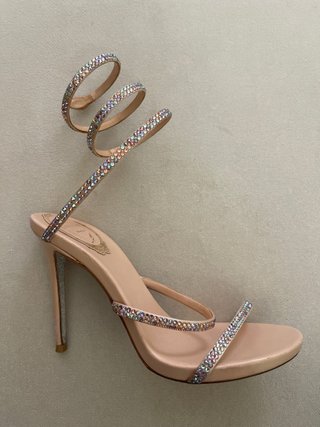 Sandalias René Caovilla con pedrería