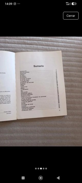Libro de programas