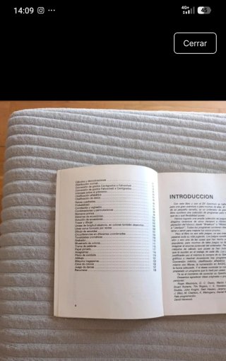 Libro de programas