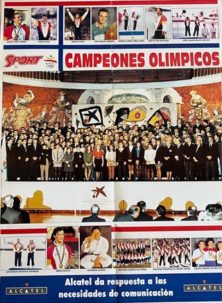 Póster Campeones Olímpicos Barcelona 92