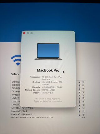 Mac book Pro 16"  con caja y cargador.