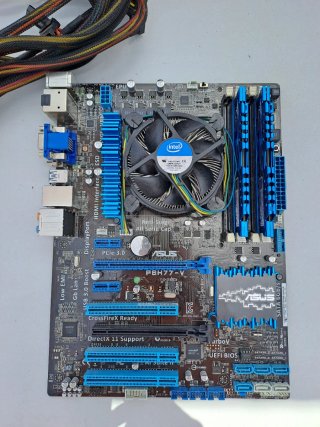 Placa Base ASUS Intel S1155 P8H77-V + procesador