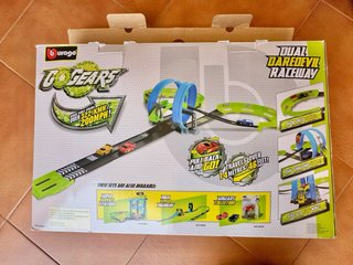 Pista Coches Go Gears Dual Daredevil Burago