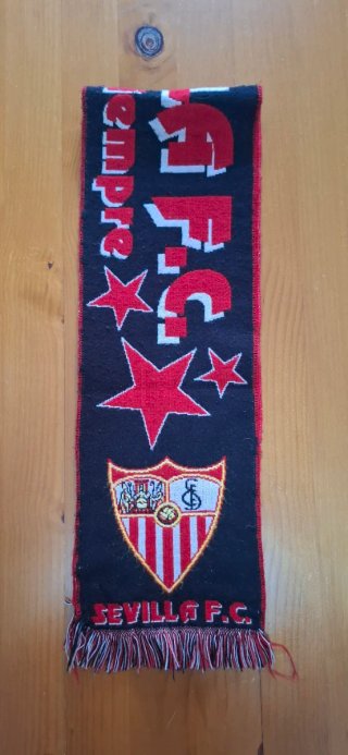 Bufanda Sevilla FC Roja y Negra