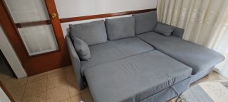 Sofá modular gris 3 plazas