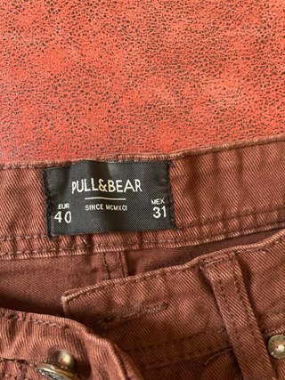 Pantalones cortos Pull&Bear granate talla M