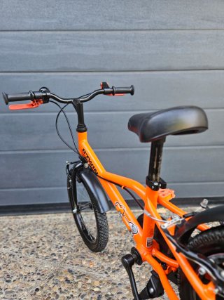 Bicicleta infantil 14 pulgadas naranja