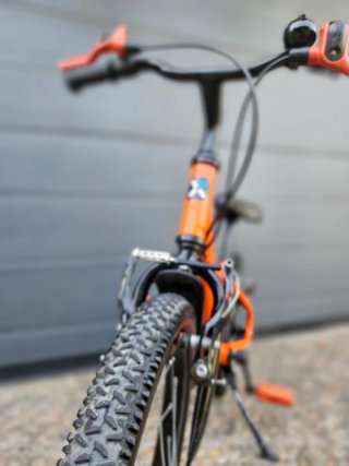 Bicicleta infantil 14 pulgadas naranja