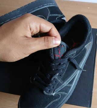 Nike Air Jordan 1 Low Travis Scott Negro