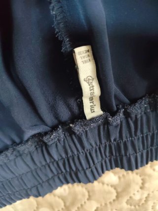 Pantalón corto azul marino mujer