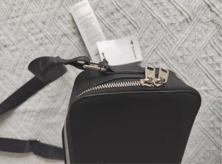 Bolso bandolera Lacoste negro