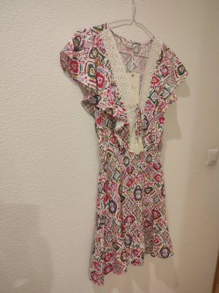 Vestido estampado multicolor