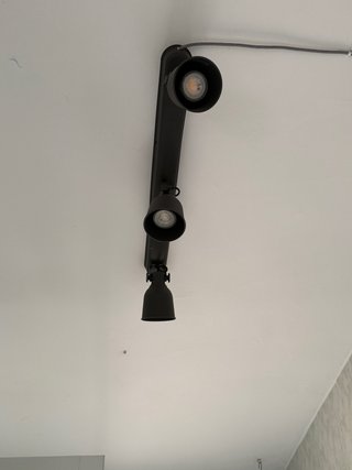 Lámpara de techo Focos Negra