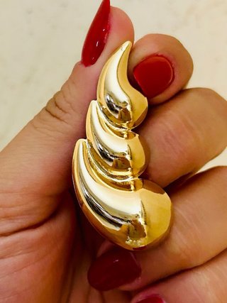 Orecchini donna placcati oro vintage