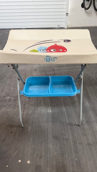 Bañera cambiador plegable para bebé