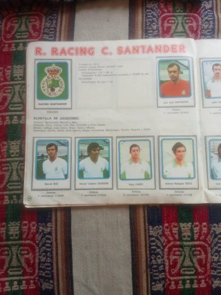 Album cromos Futbol 75/76